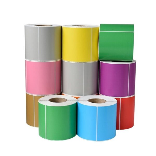 Colored Thermal Label Paper – Waterproof, Oil-Resistant, Scratch ...
