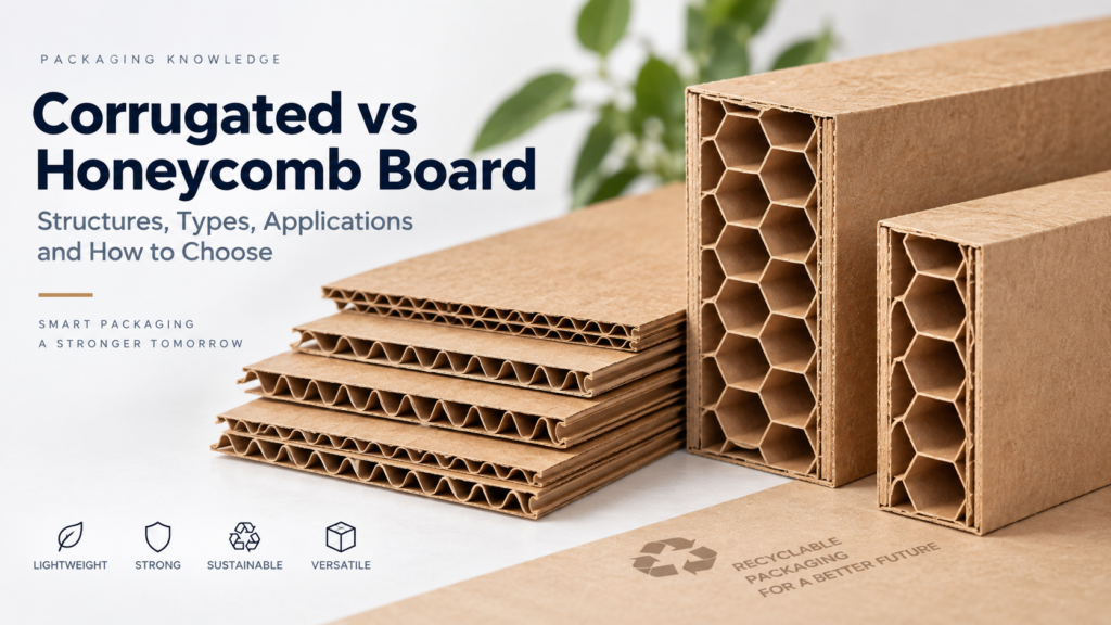Corrugated flute types and honeycomb board packaging guide